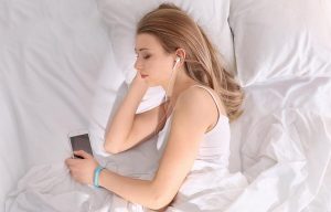 sleeping with music